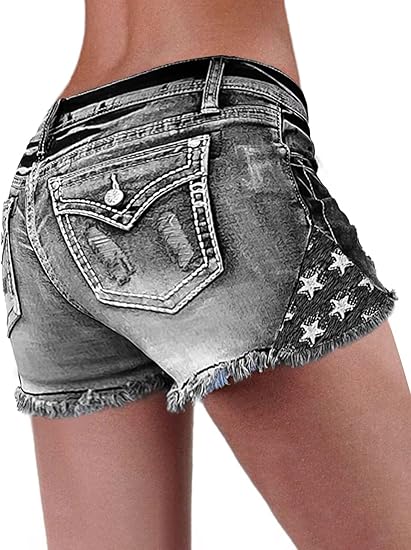 Shorts Denim Frayed - 【HME】Jeans | Unleash Your Edgy Side