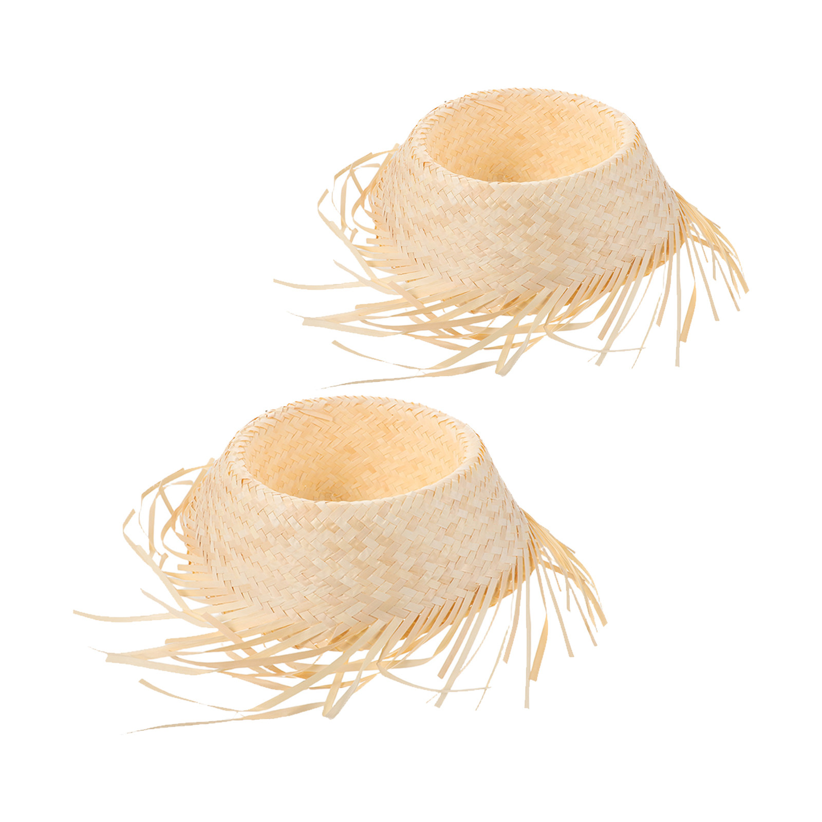 Hat Floppy Wide - 2Pcs Hawaiian Straw Hat Floppy Wide