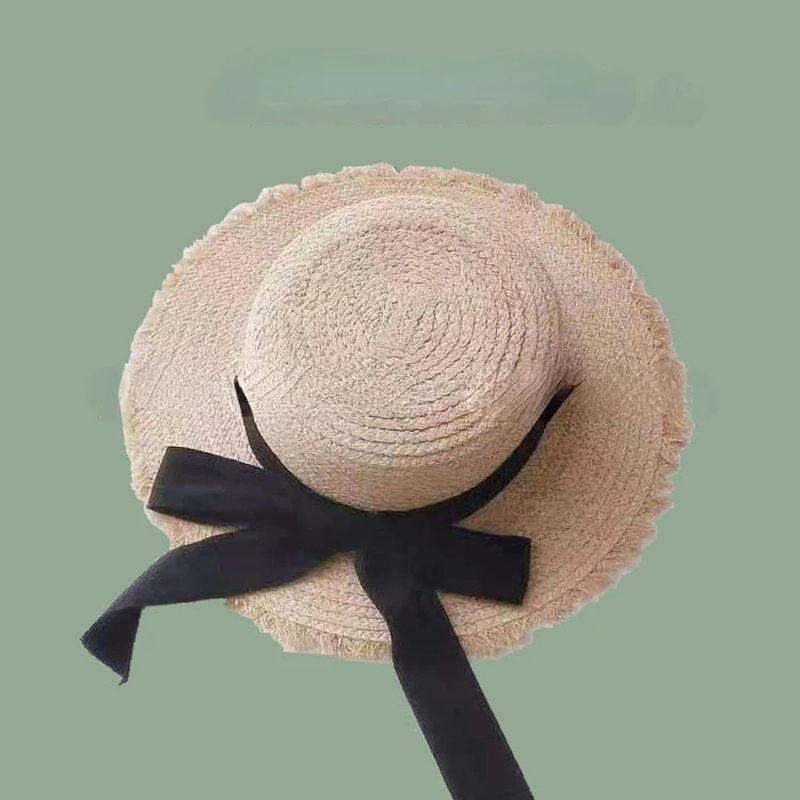 Nhật Bản Dễ Thương Raffia Dệt  - đánh giá và giá Hat Floppy Wide