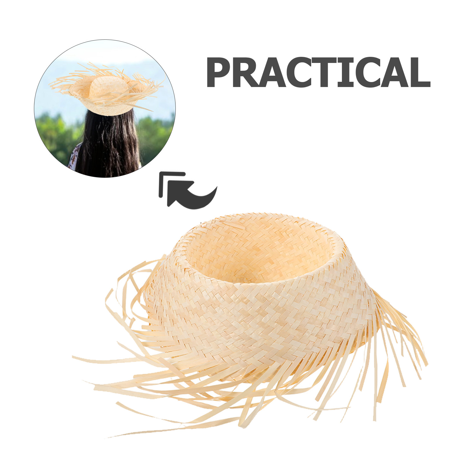 2Pcs Hawaiian Straw Hat Floppy - đánh giá và giá Hat Floppy Wide