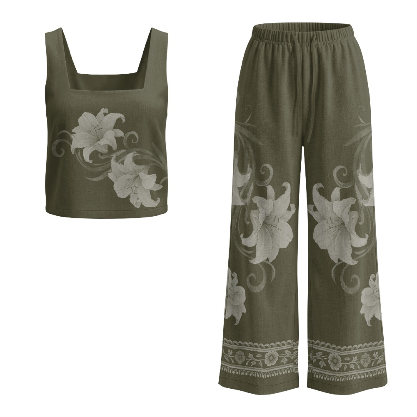 INSTANTARTS Women’s Linen Vest - đánh giá và giá Linen Pant Wide