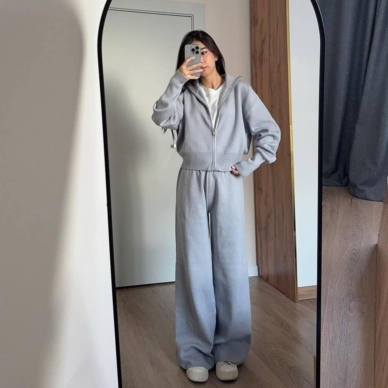 Women Matching Sets Knitted Ca - đánh giá và giá Linen Pant Wide