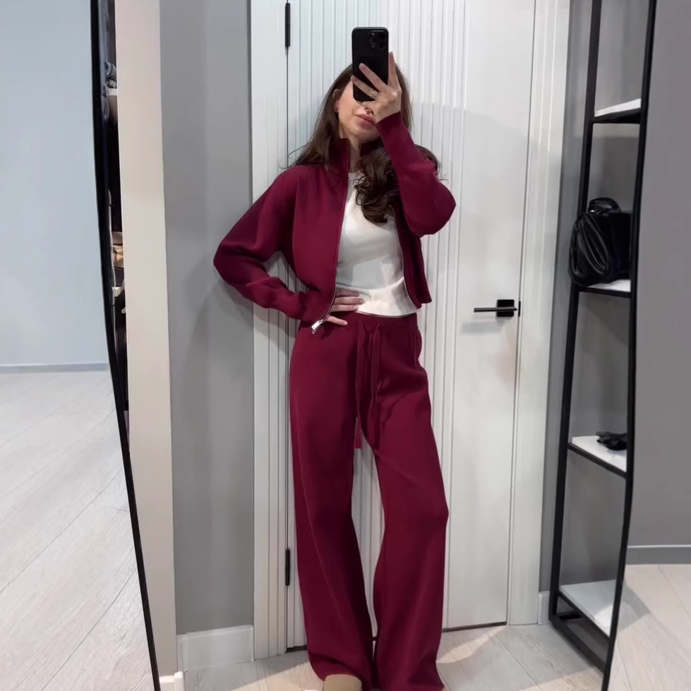 Women Matching Sets Knitted Ca - đánh giá và giá Linen Pant Wide