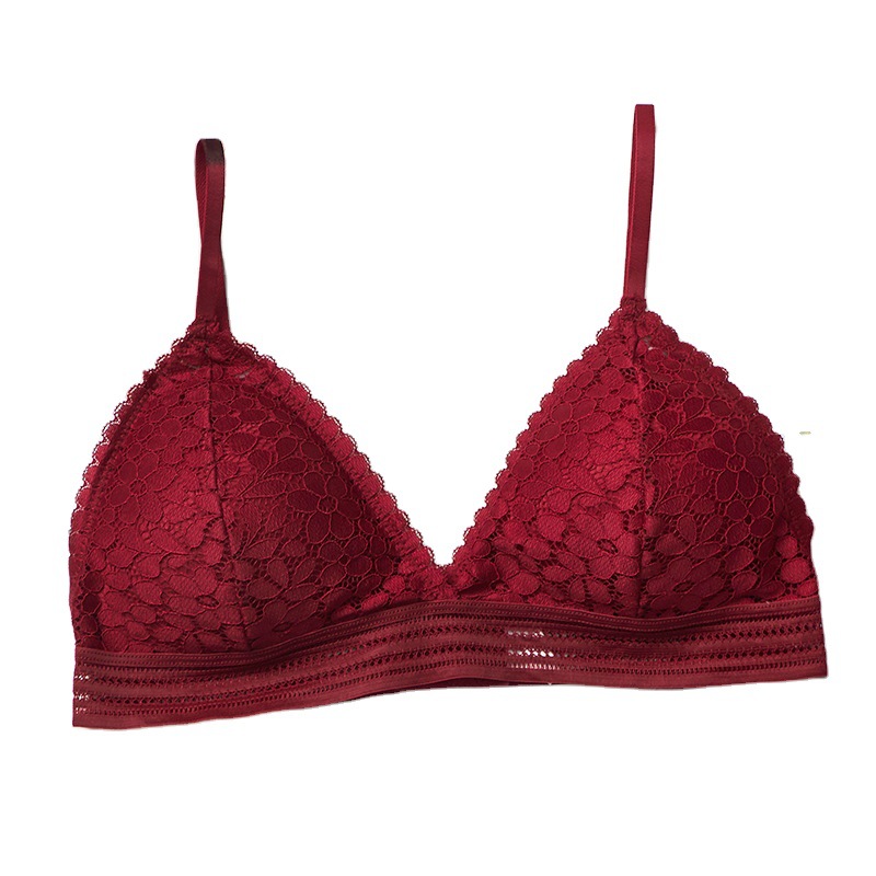 2026 Women's Bra New French Tr - đánh giá và giá Bralette Triangle Set