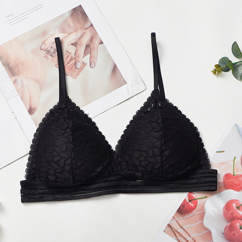 2026 Women's Bra New French Tr - đánh giá và giá Bralette Triangle Set
